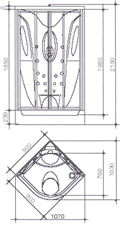Badev�relser, Badekar