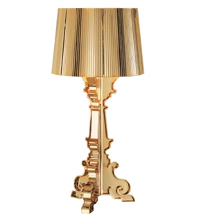 Kartell Bourgie Gold lamp