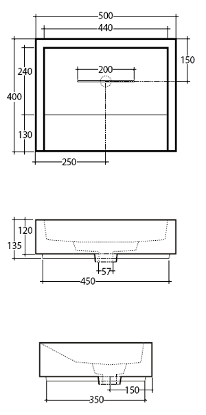 Vitruvit Diagonal H�ndvaske