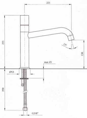 K�kkenarmatur, K�kkenbatteri, Badekar