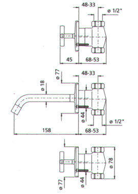 Armaturer Zucchetti Isyline