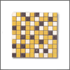 Mosaik, Glas Fliser