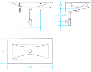 Lineabeta Pocia Glas H�ndvaske