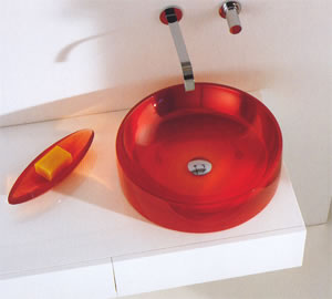 Regia Lavabo Rotero Glas H�ndvaske