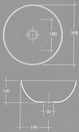 Scarabeo Sfera H�ndvaske